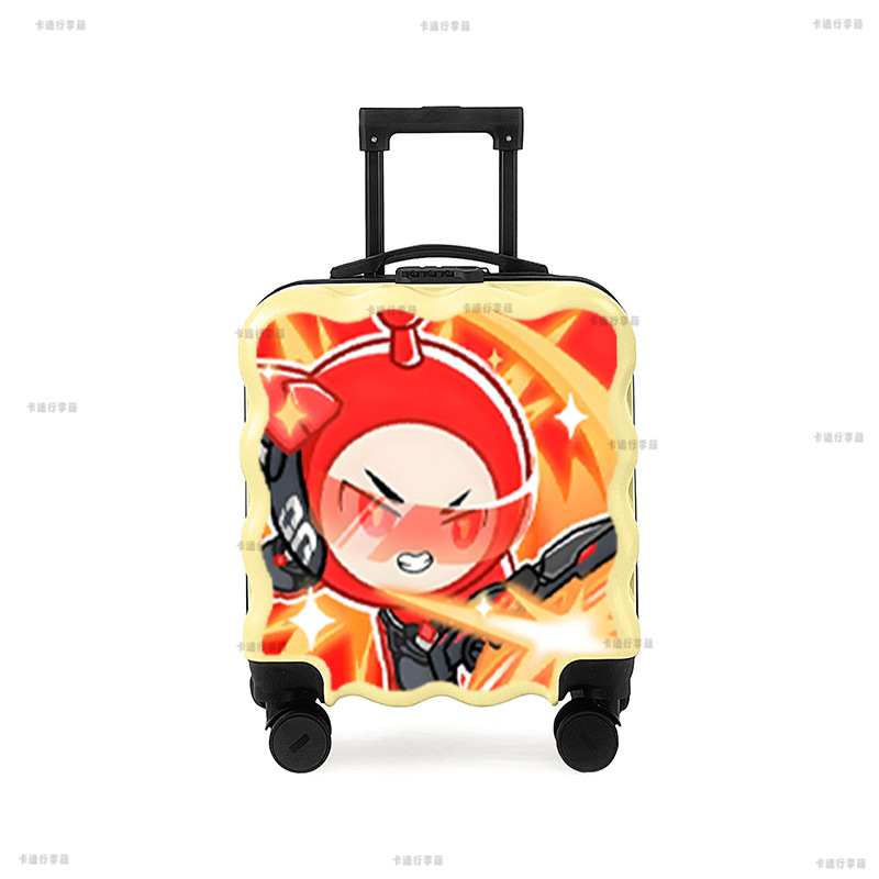 新款儿童拉杆箱子男女孩小型密码18寸行李万向轮礼品旅行蛋仔派对