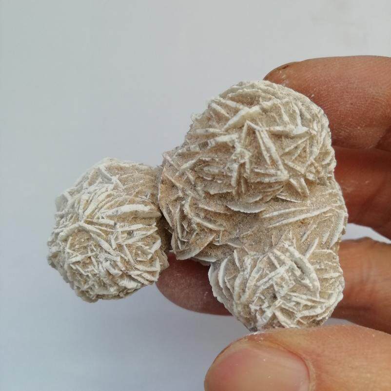 美国天然沙漠玫瑰原石 摆件 矿物晶体n82矿物标本 戈壁石