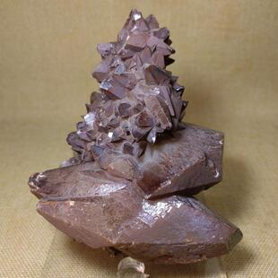 天然双晶素描方解石 L76大冶Calcite 原石晶簇摆件 矿标矿物晶体