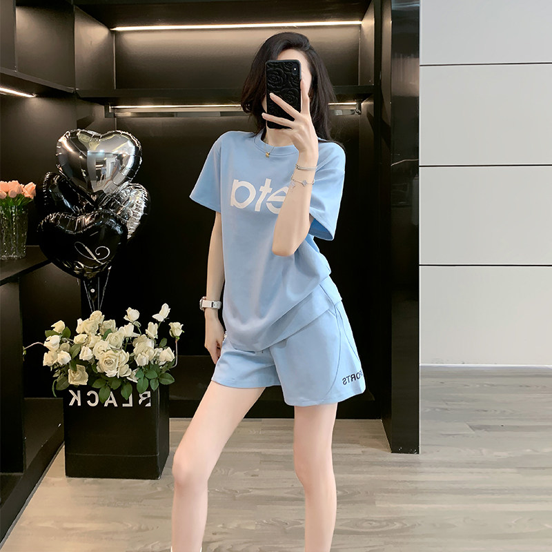 休闲运动套装女2025夏季洋气减龄