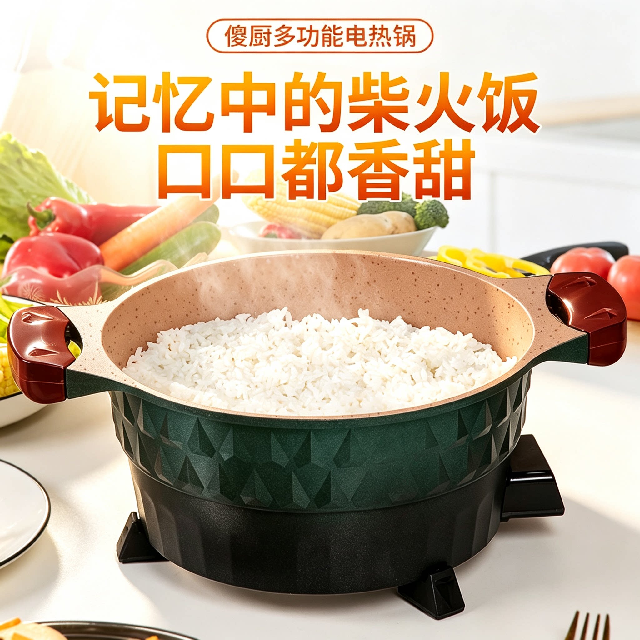 傻厨控温多功能锅巴饭锅巴粥不粘