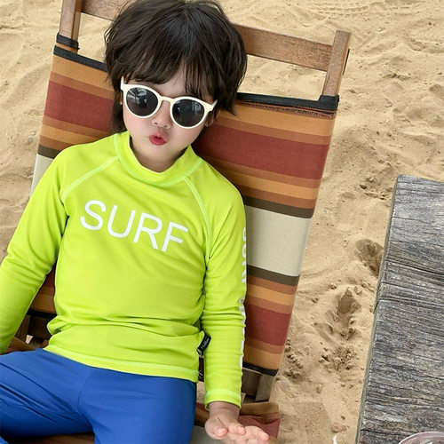 儿童分体防晒速干长袖长裤泳衣