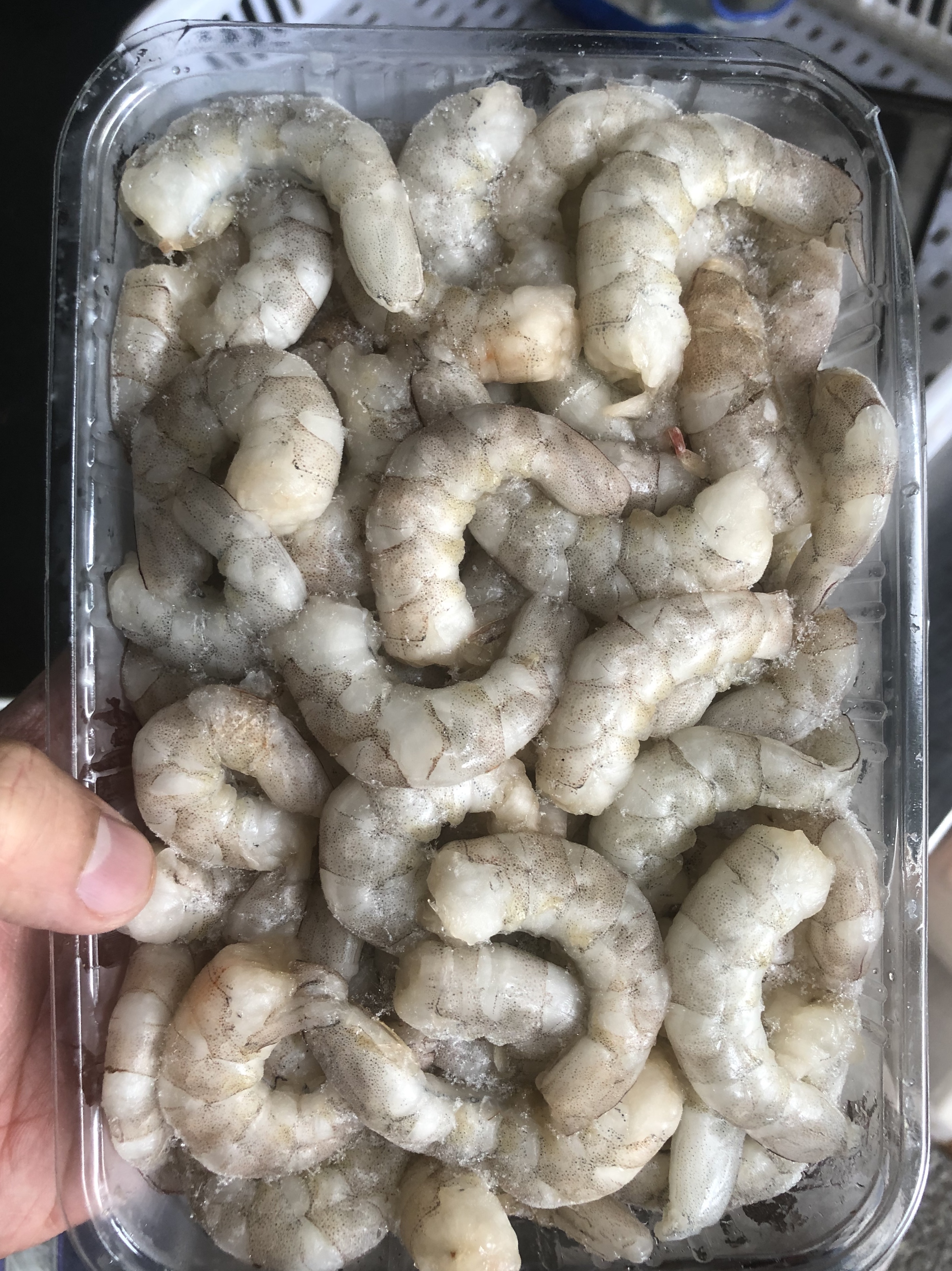 菜菜海鲜冷冻活虾现剥去虾线白虾仁无保水剂无泡药240克/*2约60只 水产肉类/新鲜蔬果/熟食 虾仁 原图主图