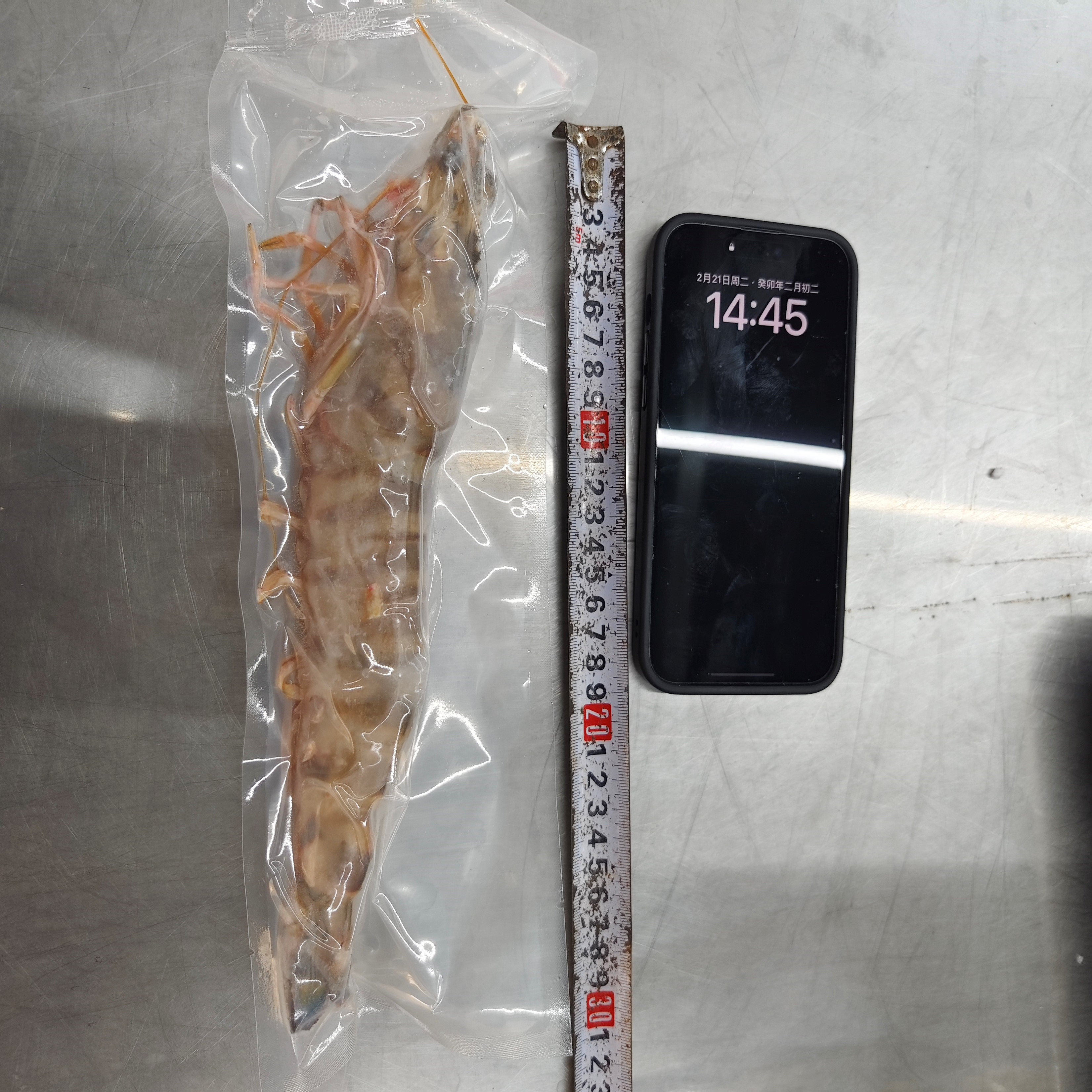 菜菜海鲜 单冻大斑节虾150克以上1只毛重150一斤(净重约400克)
