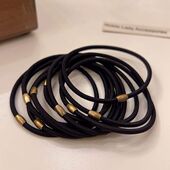 很多根超好用 小金豆橡皮筋女扎头发绳简约高弹弹黑色细发圈头绳