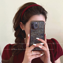 复古带齿防滑头箍女洗脸外出发卡发箍网红2025年新款 不压发头饰品