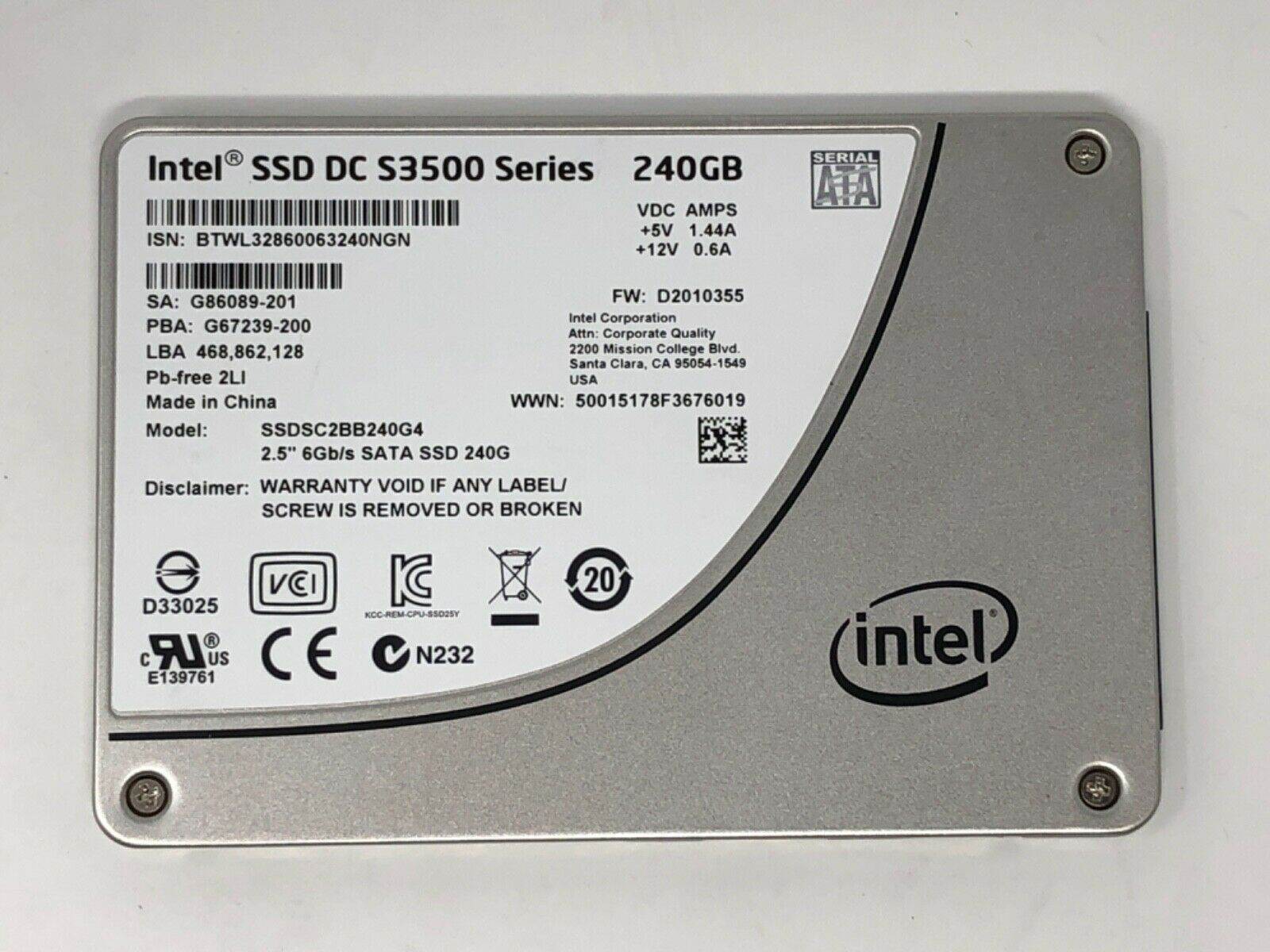 DELL R620 R820 R910 R720 R730 T640 R740服务器SSD固态硬盘240G