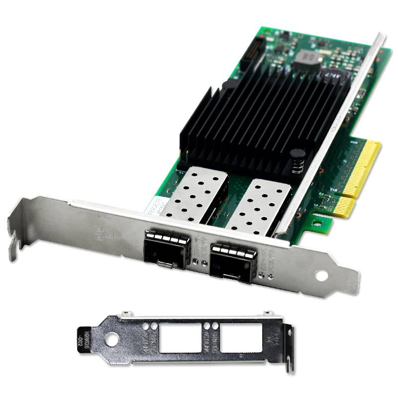 厂全新 X710DA2双口 10G万兆网卡光口SFP有线X710DA2 PCIE30新