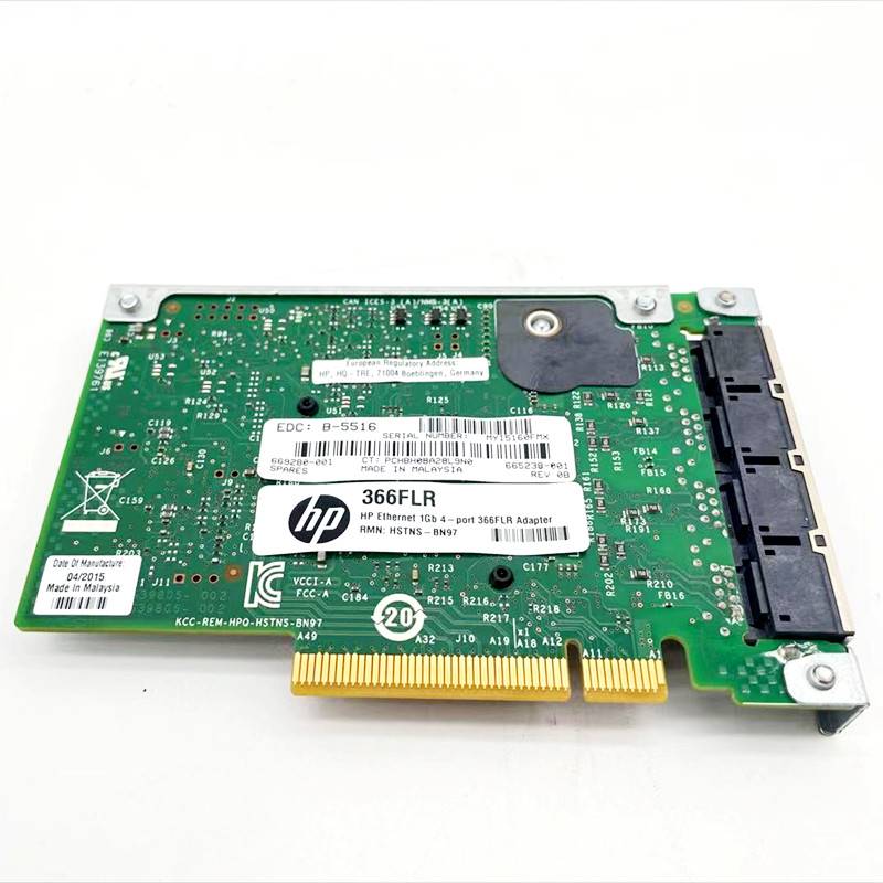 HP Gen8 G9 366FLR 4口千兆网卡 I350AM4 665240-B21 669280-001