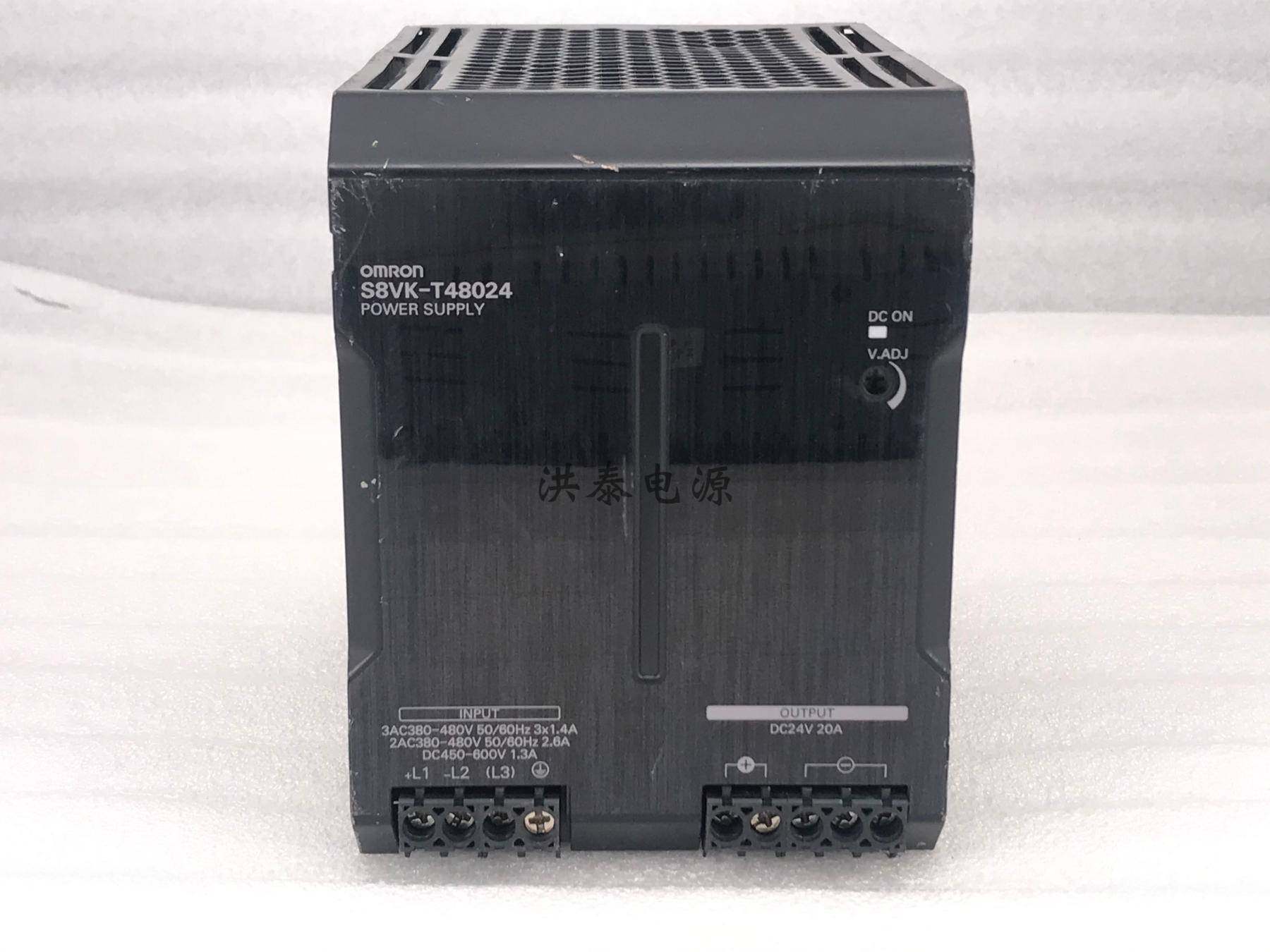 欧姆龙omron s8vk-t48024 24v 20a 480w 三相导轨式开关电源dc-dc