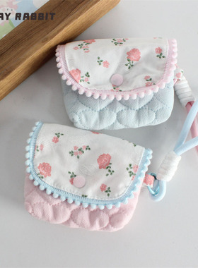 MAYRABBIT 甜美小清新学生文具袋高颜值碎花系绳小包便携耳机包包