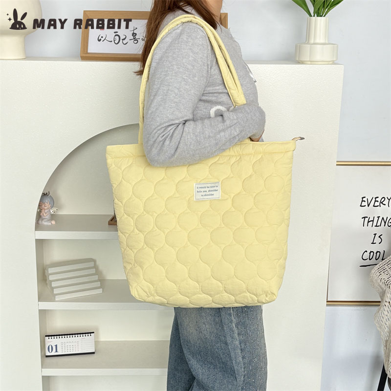 MAYRABBIT新款绗棉葫芦单肩包