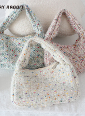 MAYRABBIT 新款韩系小香风手提包精致高颜值手拎小包迷你通勤包包