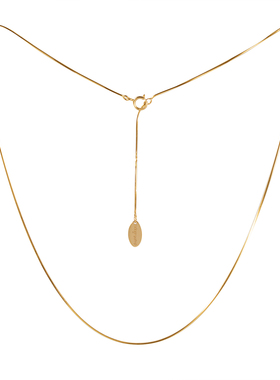 LuvLoops原创设计14K金细蛇骨Adaya项链通勤英国小众品牌