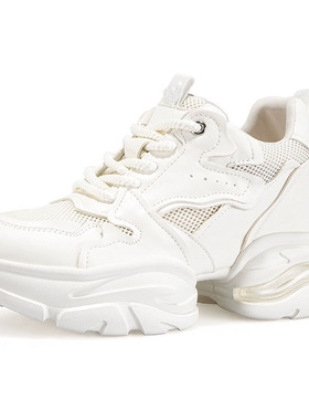 2024年新款网面休闲厚底隐形内增高8cm休闲运动老爹鞋女UF381ZZA