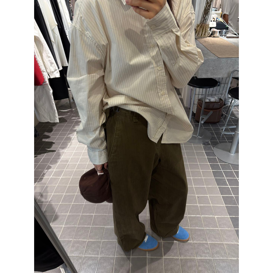 EMCS-简约百搭纯色宽松直筒裤休闲裤(面料克重310g)259059男