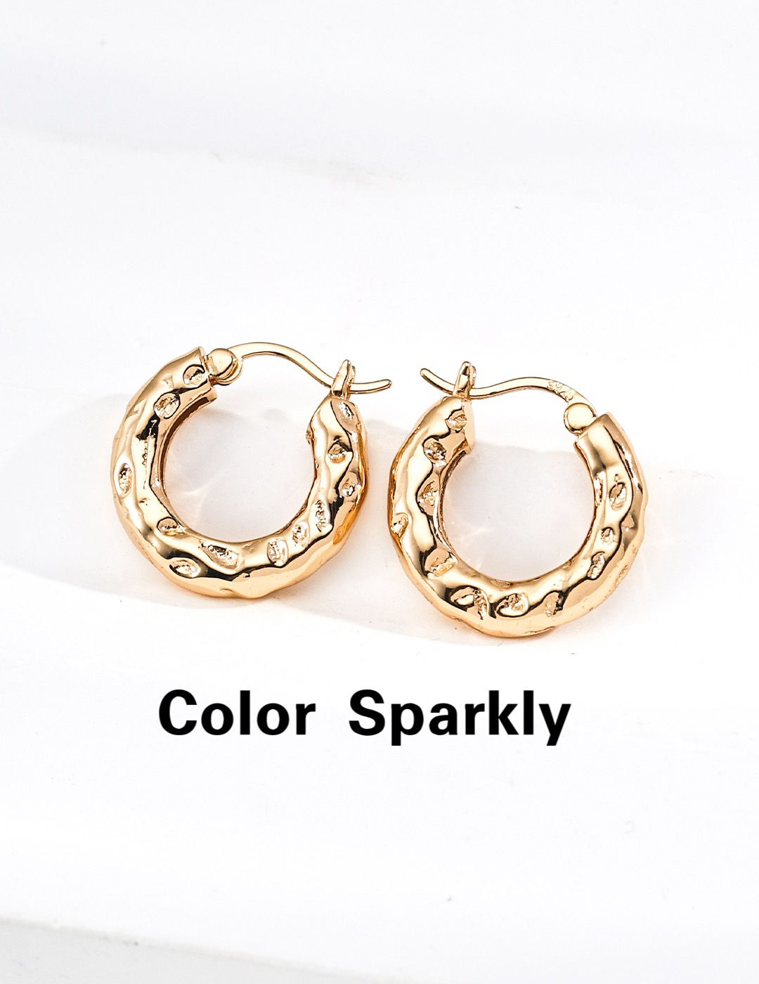 s925银镀金耳环女轻奢高级感