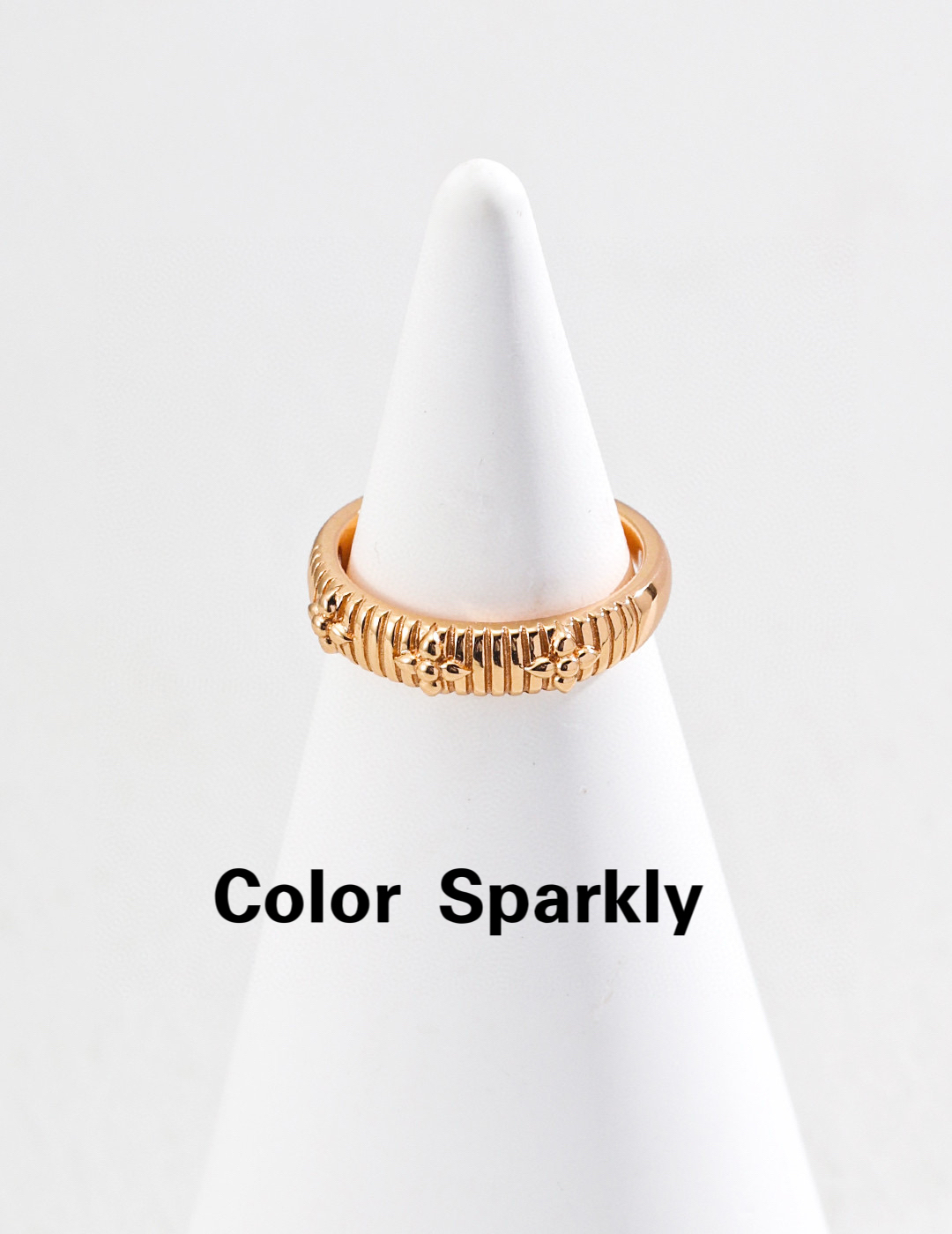 Color Sparkly 小众设计感S925银戒指女简约百搭时尚个性指环