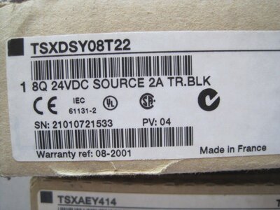 施耐德全新模块tsxdsy08t2现货