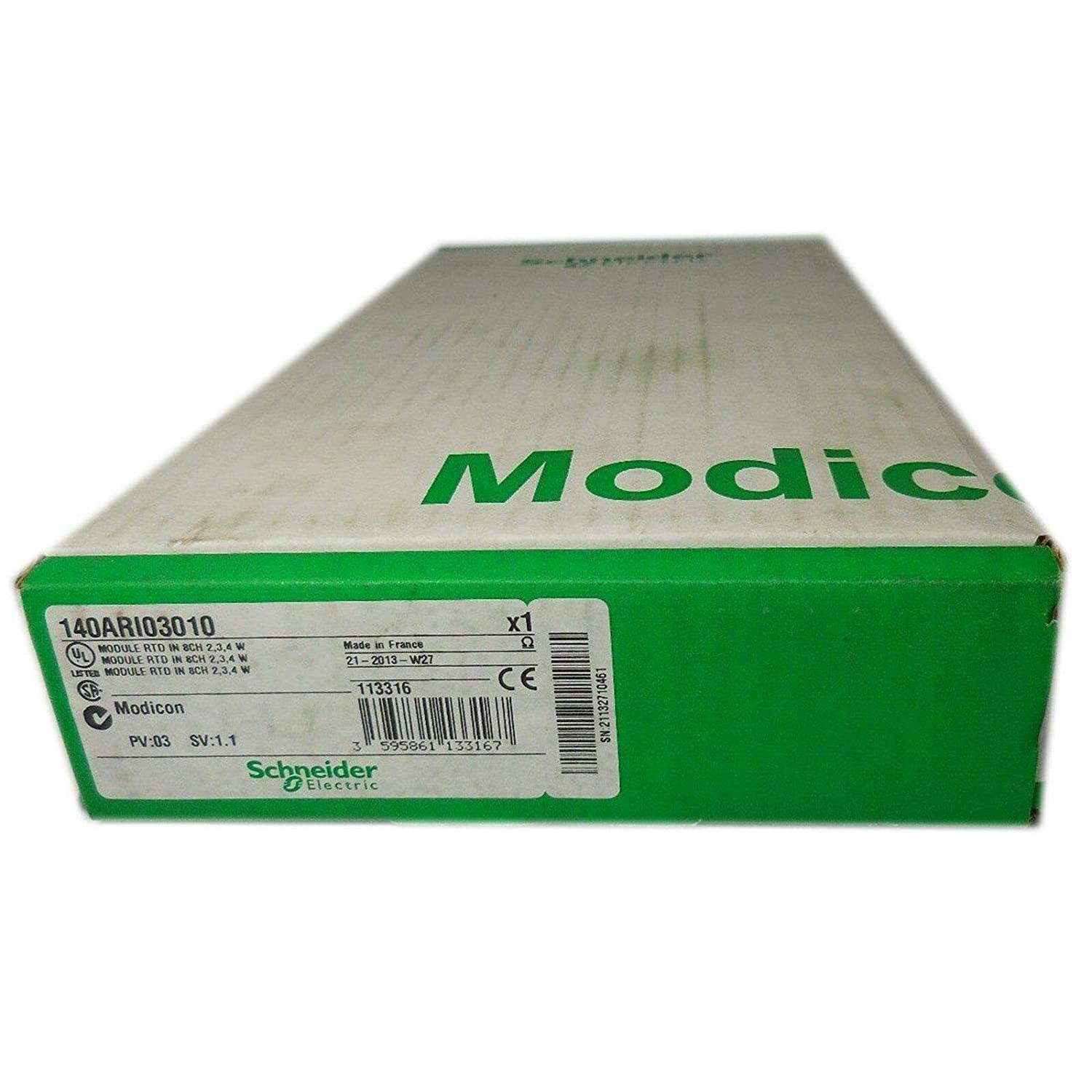 施耐德输入模块140ari03010全新