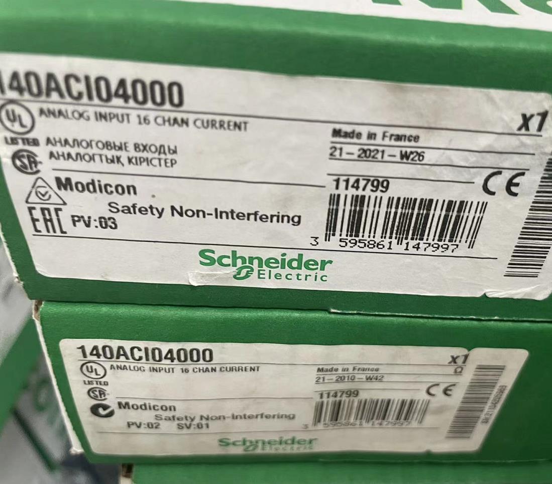 施耐德模拟输入模块140ACI04000