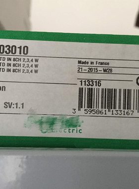 施耐德输入输出模块140AMM09000全新现货