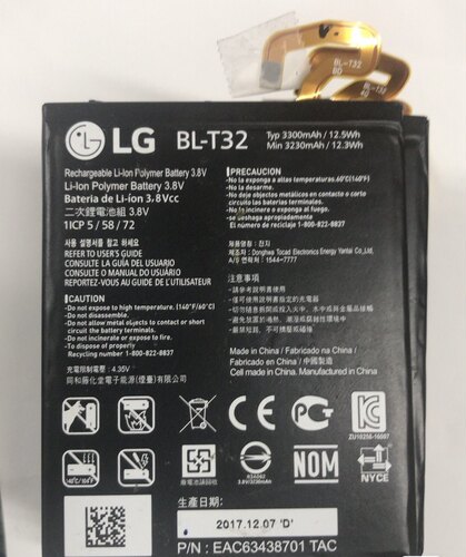 LG G6电池  G6+plus G600 H870 内置原装电池  电板 BL-T32电池