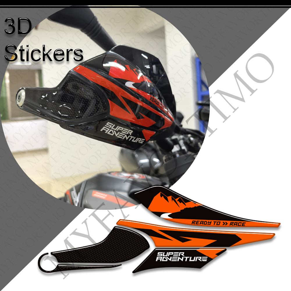 适用于冒险KTM 790 890 1050 1090 1190 1290 R ADV护手板3D贴纸