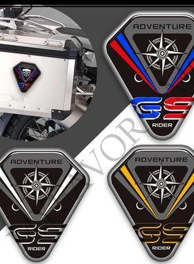 适用于宝马R1200GS 1250 850 750 GSA HP行李箱挡风玻璃贴纸徽章