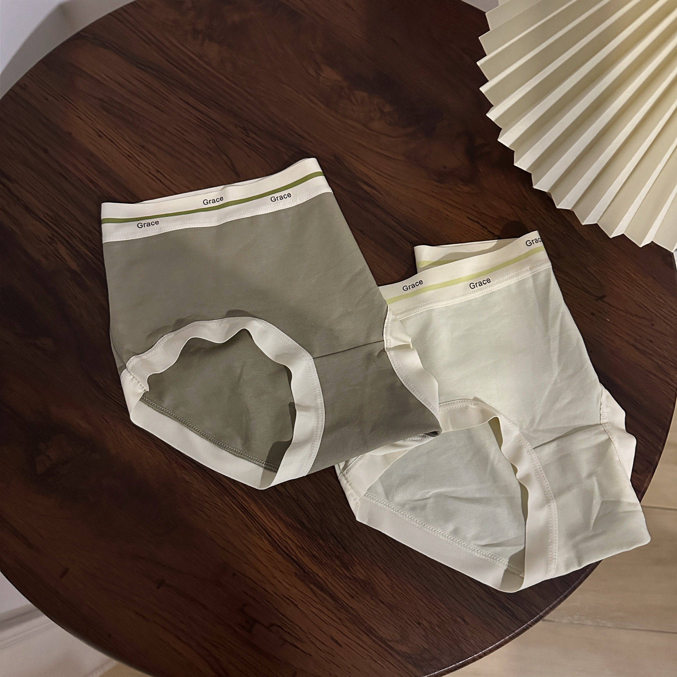 sweet小铺中腰撞色拼接简约轻柔云感内裤女舒适少女棉裆三角裤女