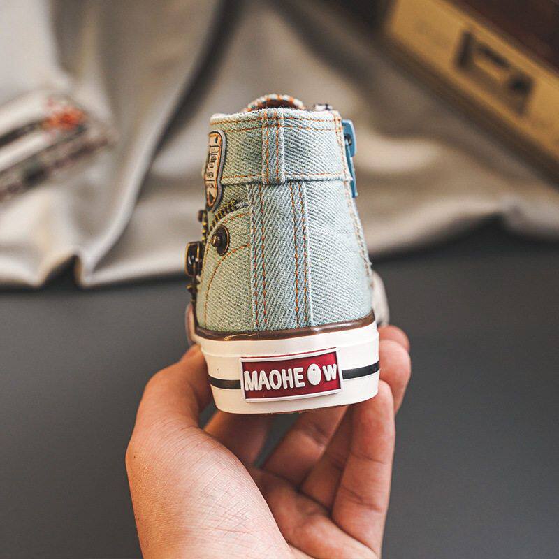 童鞋新款透气休闲女童板鞋帆布鞋儿童潮鞋中小春秋外贸男童子品牌