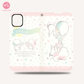 可爱玩偶熊双子星折叠手机壳适用苹果171615141312PROMAX安卓华为