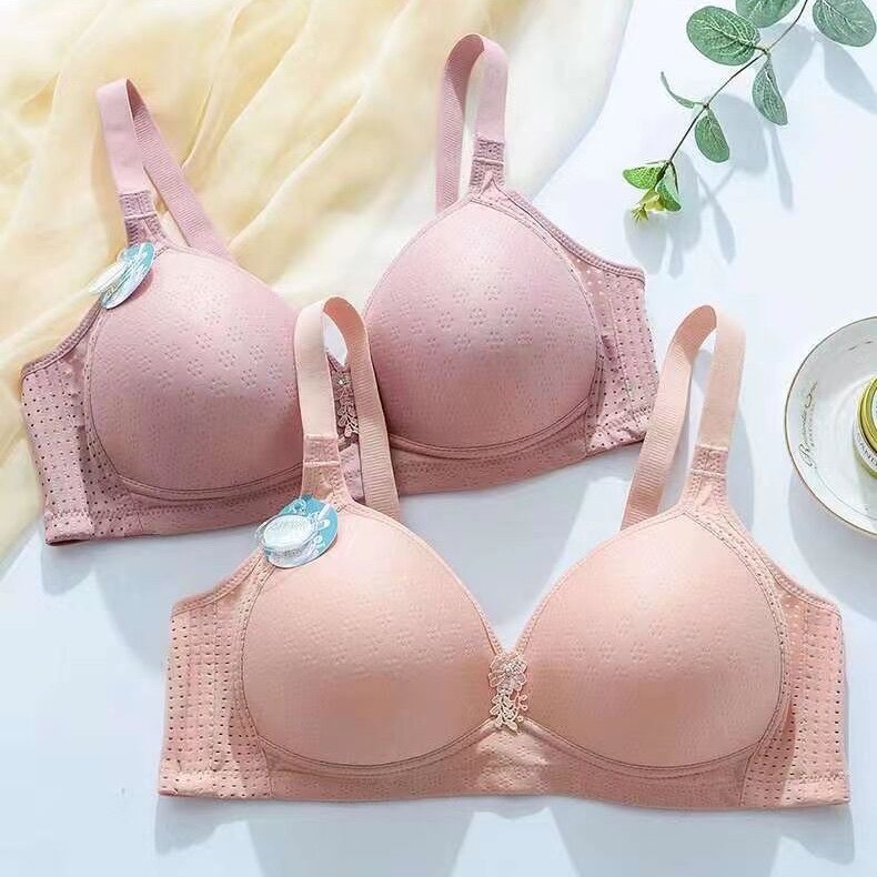 2件包邮佳姿926无钢圈超薄乳胶透气内衣简约舒适调整睡眠中年文胸