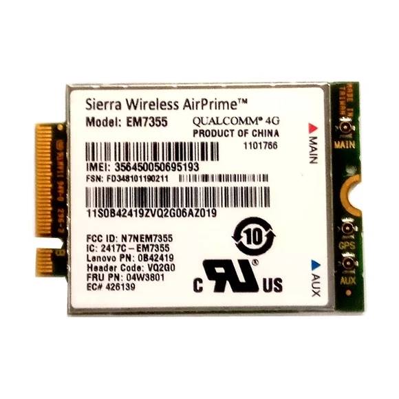 HP EM7355 LTE Sierra 4G模块 704030-001 MC7355