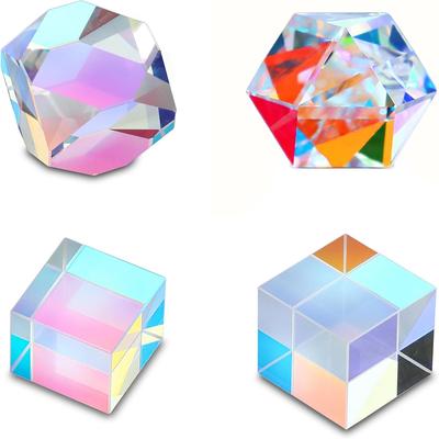 合色棱镜太阳捕手光阳光捕手棱光镜RGB 色散棱镜用于物理教学艺术