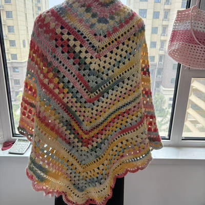 云团渐变棉线柔软喷毛纱