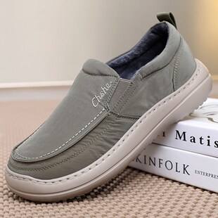 大码 老北京布鞋 加绒保暖宽脚男鞋 秋冬轻底薄绒休闲二棉鞋 4546 男款