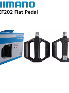 SHIMANO禧玛诺EF202脚踏山地公路自行车城市休闲通勤骑行平踏板