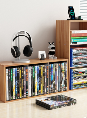 CD收纳架PS4游戏碟片架CD架蓝光碟游戏光盘架子36K日式漫画书书架