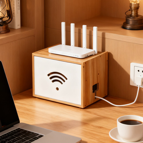 路由器放置架收纳盒桌面无线wifi