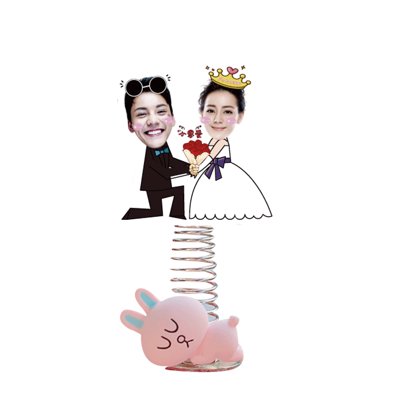 情侣diy创意照片定制车载装饰