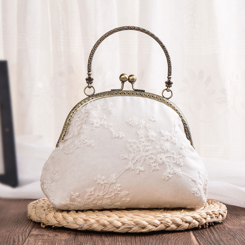 包包复古diy口金材料包成品女包旗袍宴会小包斜挎包手提包单肩包