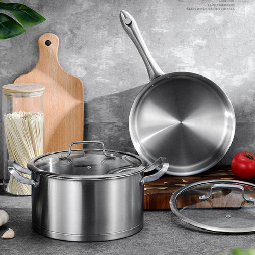 欧式两件套装锅具组合电磁炉通用