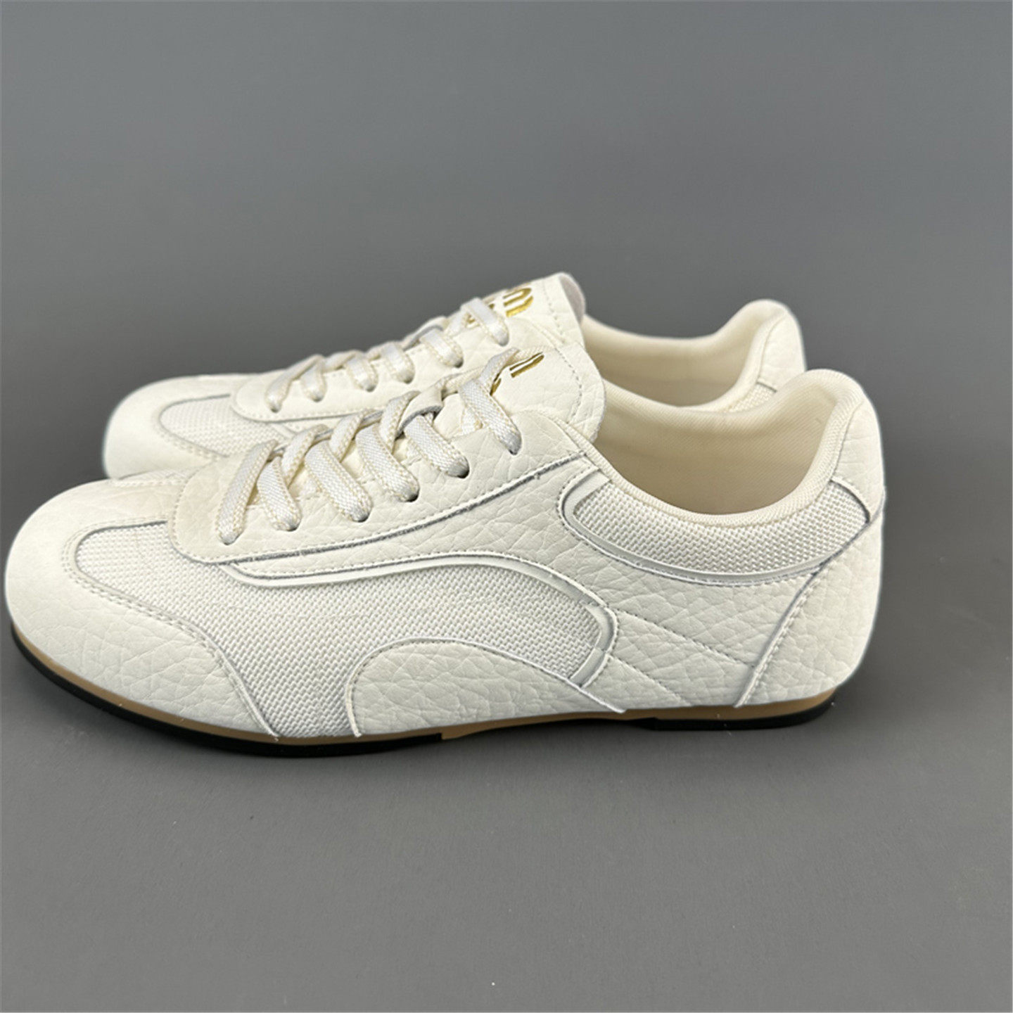 MEMA真皮小白鞋平底德训鞋