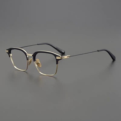 郭富城同款眼镜架纯钛大脸男方框
