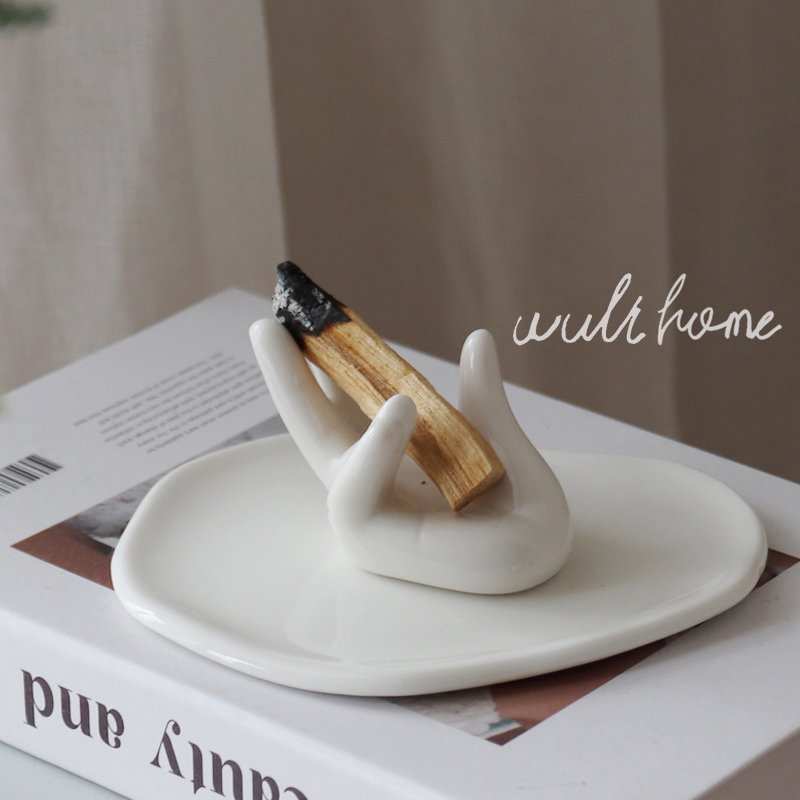 WULIHOME香托秘鲁圣木燃烧托盘首饰盘香薰托盘室内瑜伽店装饰摆件,家居饰品,香托/香盘/香座/香插,淘宝优惠券,粉丝福利购,淘宝优惠卷