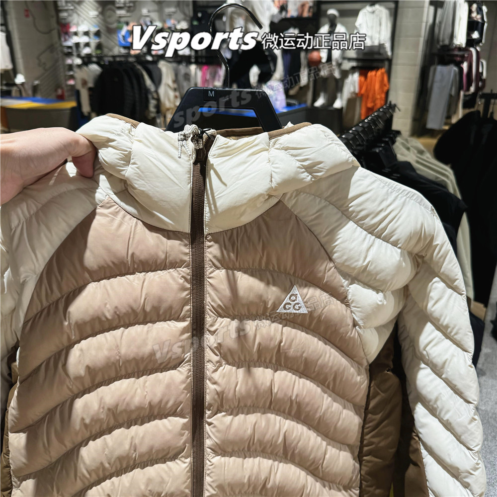 专柜正品耐克棉衣外套男2025新款户外棉服连帽夹克HJ3736-010-229