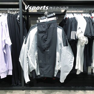 adidas阿迪达斯短裤男子夏季训练速干跑步运动七分裤中长裤BK0982
