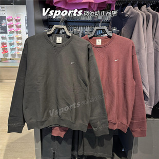 010 正品 HV1087 加绒运动宽松圆领套头衫 652 耐克卫衣男2025秋冬季