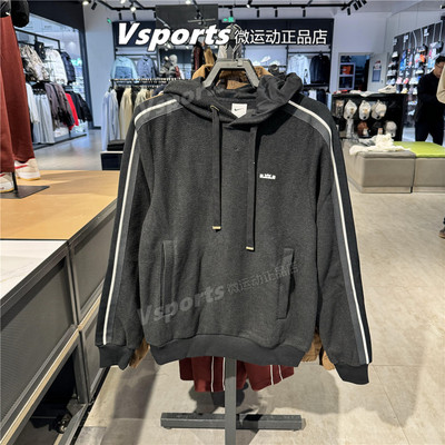 NIKE耐克卫衣男子2025秋季加绒篮球运动训练连帽套头衫HV3404-010